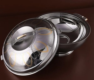 Marmite en acier inoxydable, design moderne, écologique, forme de casserole de luxe, qualité supérieure, marmite à nourriture en métal fantaisie - Product Image 3