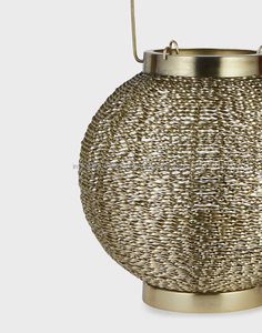 Antique round Wire Mesh Lantern High Quality Handmade Metal Decorative Item Home Outdoor Stylish <b>Moroccan</b> Style Christmas <b>Decor</b> - Product Image 2