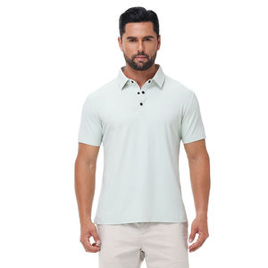 Polos bordados personalizados, venta al por mayor, Polo de poliéster y algodón, camiseta para hombre, personalización que absorbe la humedad, lo último - Product Image 5