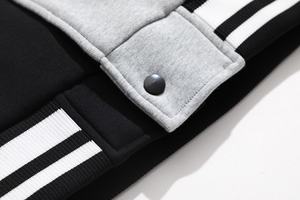 Veste universitaire de haute qualité en gros pour hommes, broderie en chenille, manches en polaire, veste universitaire de baseball personnalisée pour homme - Product Image 2