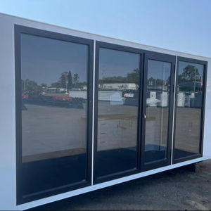 Pod polyvalent de 4 m à plan ouvert, léger, alimenté à l'énergie solaire, étanche, pour réunion, poste de garde, café ou fête, à vendre - Product Image 1