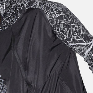 Conjuntos de chaqueta ligera para correr de poliéster de alta calidad, chaqueta cortavientos impermeable reflectante para hombre - Product Image 2