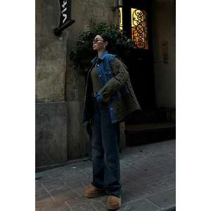 Chaqueta vaquera acolchada para mujer con ribete 7071 - Product Image 2