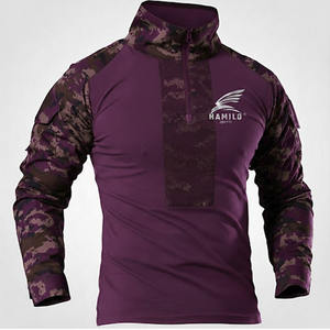 เสื้อคอมเพรสชั่นแขนยาวสั่งทำพิเศษสำหรับผู้ชาย ออกแบบโลโก้ ลายพิมพ์ของคุณเอง บริการ OEM - Product Image 1