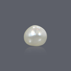 Perles de Basra 3,32 carats, perles d'eau douce naturelles de couleur blanche rose, baroques, en vrac, pour la création de bijoux de mode - Product Image 1