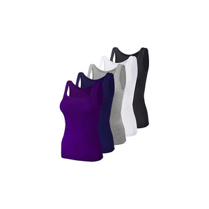 เสื้อกล้ามออกกำลังกายผู้ชายคอกลมแขนกุดระบายอากาศผ้าฝ้ายถัก - Product Image 6