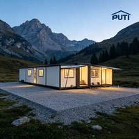Maison conteneur préfabriquée multifonctionnelle extensible à double aile de 30 pieds, boutique mobile et résidence habitable