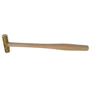 MARTEAU LAITON Manche en bois ou manche en acier Marteau en laiton non marquant Outil de frappe de précision Tête en laiton durable - Product Image 1