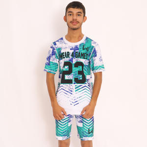 Unisex Cool Max Compresión Uniformes atléticos Secado rápido Verano Pantalones cortos estampados Transpirable Tallas grandes Contraste Colores Sueltos Flacos - Product Image 3