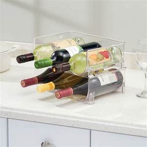 Support à vin en acrylique transparent pour une bouteille, présentoir autoportant pour bar et hôtel - Product Image 3
