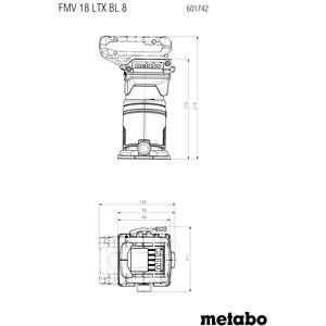 Fresa de borde FMV 18 LTX BL 8-18 V con motor sin escobillas de 4800-29000 RPM, carcasa ergonómica, mandril de 6/8 mm y ajuste preciso de profundidad - Product Image 5