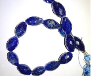 Lapis Lazuli ธรรมชาติลูกปัดพลอย briolette ขนาด7x12-8x16mm 8นิ้วยาวเส้น - Product Image 3