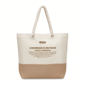 Borsa da Spiaggia in Tela di Cotone PANTAI Personalizzabile, Borse Promozionali per Merchandising - Product Image 3