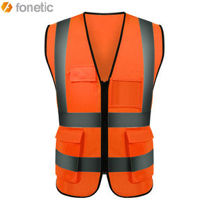 2022 nouveauté haute qualité léger haute visibilité gilet Logo personnalisé impression étanche à l'eau pour le travail en plein air - Product Image 2