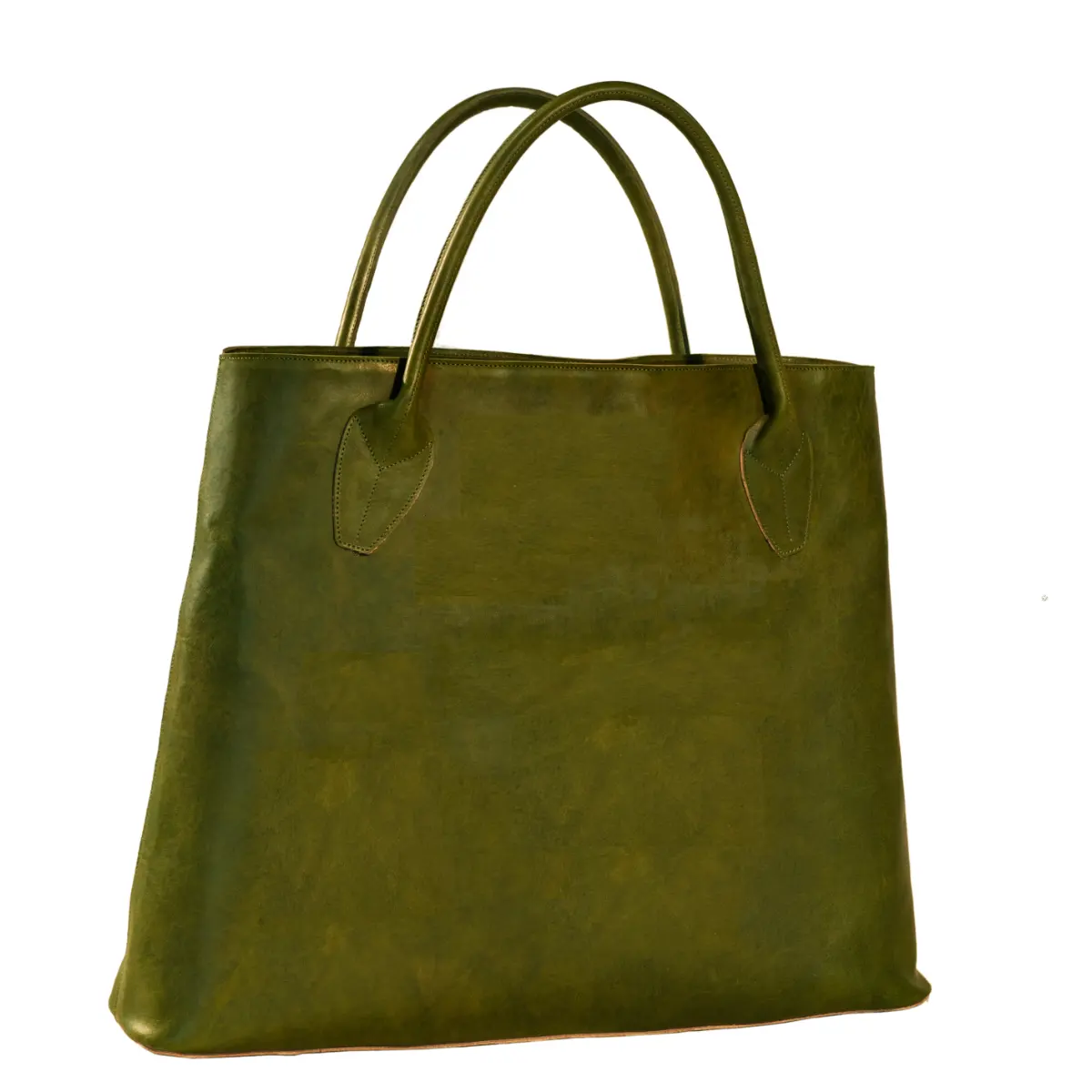 Высококачественная итальянская женская сумка-тоут ручной работы из натуральной кожи с ручками NICOLE
