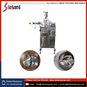 Best Price Snus Powder Packing <b>Machine</b> Automatic Snus Packing <b>Machine</b> From Indian Manufacture - Product Image 4