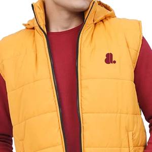 แจ็กเก็ตแขนกุดผ้าควิลท์สำหรับผู้ชายเสื้อแขนกุดใส่กลางแจ้งใส่สบายออกแบบโลโก้ได้ตามต้องการ - Product Image 3