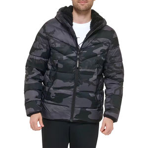 Chaqueta de Invierno Personalizada con Estampado, Acolchada, Cálida, Cortavientos, Impermeable, con Cierre de Cremallera, Informal, Aislada, de Punto y Plumas - Product Image 6