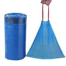 <b>Plastic</b> HDPE LDPE Drawstring Dustbin Trash Sack Garbage <b>Bag</b> on Roll 30 Gallon Tall Kitchen Drawstring Trash <b>Bags</b> - Product Image 4