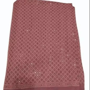 Premium Unstitched Men's Embroidered <b>Kurta</b> Fabric High Quality Stretch Textile Solution for Manufacturers Retailers for Girls - Product Image 1