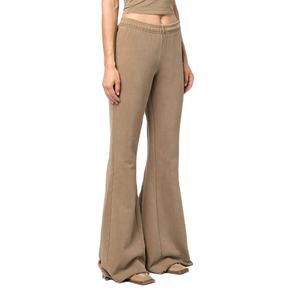 Winter Fitness Yoga Wear Ensemble de survêtement évasé en coton 100% avec capuche et pantalon de survêtement 2026 - Product Image 6