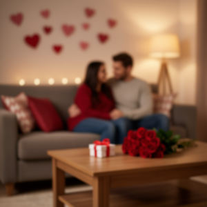 T-shirt de la Saint-Valentin pour bouledogue français, manches courtes, col rond, unisexe, adulte, impression numérique, promotionnel - Product Image 3