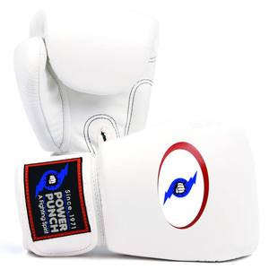 Gants de boxe professionnels POWER PUNCH en cuir PU pour adultes - Gants d'entraînement durables et absorbant les chocs avec fermeture auto-agrippante | - Product Image 2