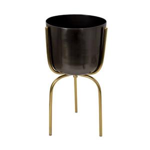 Pot de fleurs en métal en fer de conception artisanale personnalisé Pot de fleurs en métal en fer de style de luxe - Product Image 4