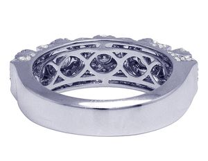 Meilleure vente Design classique Moissanite diamant rond S925 bague en argent bijoux femmes cadeau fête - Product Image 5