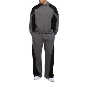 Ensemble survêtement jogging à capuche personnalisé de haute qualité pour hommes, molleton épais, tenue streetwear deux pièces - Product Image 6