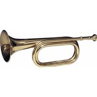 Authentic Brass Bugle Horn With Long Lasting Quality Suitable For Professional Musicians Bands And Outdoor Celebrations
