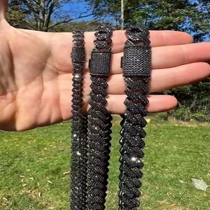 Mossanite เครื่องประดับเงินสไตล์ฮิปฮอปสุดหรูของขวัญสุดหรู - Product Image 1