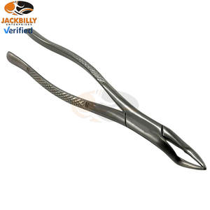 Pince d'extraction dentaire manuelle de qualité supérieure n ° 32 mâchoires dentelées pince en acier inoxydable extrayant les instruments médicaux canins supérieurs - Product Image 3