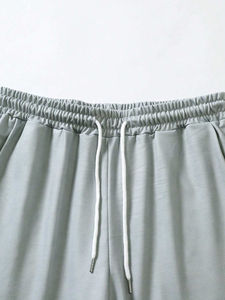 Survêtement en polaire technique mélangé noir pour hommes, coupe ajustée, style moderne, tenue décontractée, vêtements d'hiver, survêtement confortable - Product Image 5