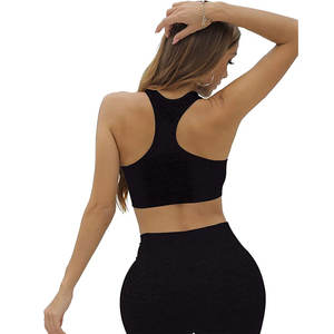 Conjunto de sujetador deportivo y pantalones cortos personalizados de alta calidad para gimnasio, fitness y yoga, conjunto de yoga de color personalizado al por mayor - Product Image 2