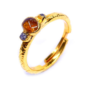 Everyday Wear 925 plata esterlina turmalina piedras preciosas barato clásico Simple estilo Vintage anillo ajustable - Product Image 1