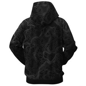 Manufacturer Custom Men's 3D Foam Logo Zipper <b>Hoodie</b> Fleece Cotton Sublimation Printing With <b>Strings</b> Soft Fabric Thermal <b>Hoodie</b> - Product Image 2