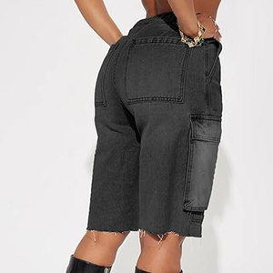 Shorts surdimensionnés légers pour femmes Shorts surdimensionnés pour femmes de couleur personnalisée Shorts surdimensionnés pour femmes respirants à usage décontracté - Product Image 5