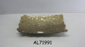 Plateaux décoratifs en fonte d'aluminium de style moderne Plats Plats CARRÉ RECTANGLE Rond OVALE pour la décoration du salon en métal et fer - Product Image 3