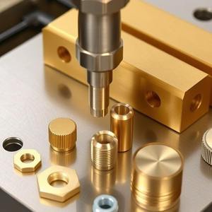 Composants d'usinage en laiton d'approvisionnement en gros pour matériel personnalisé ou attaches disponibles au prix d'usine en provenance d'Inde - Product Image 6