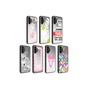 Étui de téléphone en polycarbonate rigide à motif miroir brillant pour Samsung pour Galaxy A04S A53 A72 - Protection de l'appareil photo avec revêtement en silicone - Product Image 3