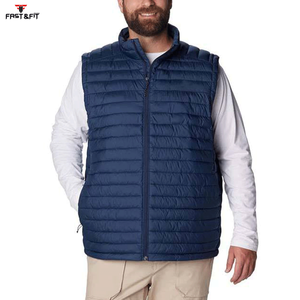 Gilet matelassé imperméable d'extérieur, nouvelle arrivée, fabrication professionnelle, coupe-vent, à capuche, sans manches, réversible - Product Image 5