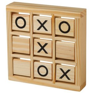 Juego de Tic Tac Toe de madera moderno para juego y decoración elegantes - Product Image 2