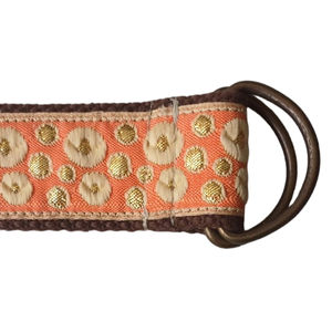 Cinturones de moda de diseño Jacquard para mujer Cinturón de servicio con hebilla de anillo doble D - Product Image 3