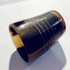 Cuerno de búfalo de alta calidad, copa de cuerno vikingo para beber, copa de cuerno de vaca de cerveza, cristal con borde de latón, el mejor precio disponible - Product Image 4