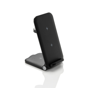 Stazione di ricarica Wireless pieghevole 3-in-1 personalizzabile Terra durevole e portatile - Product Image 1