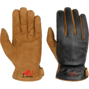 Gants de sécurité en cuir tendance avec fonction anti-choc pour la protection au travail - Product Image 2