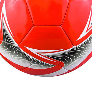 Balón de fútbol de PVC de tamaño oficial, fútbol de entrenamiento de calidad con impresión de logotipo personalizado, Material PU de cuero, promociones de partidos - Product Image 6