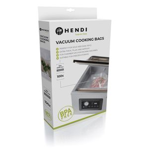 Bolsas para Cocción Sous Vide, 100 Unidades, 250x150mm, Bolsas de Almacenamiento al Vacío HENDI - Product Image 1