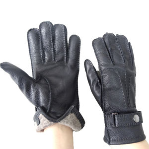 Gants de sécurité en cuir tendance, logo personnalisé OEM, pour hommes, cyclisme en plein air, écran tactile, écologiques, respirants, couleur personnalisée - Product Image 4